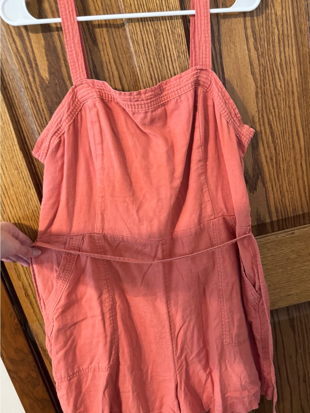 Pink Romper with Adjustable Straps - XL Tall